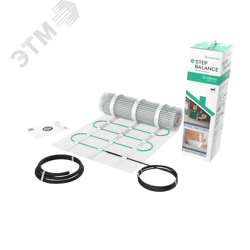 Теплый пол (мат нагревательный) STEP BALANCE SBM150020, 150 Вт/м2, 300 Вт, 2 м2 SBM150020 Systeme Electric