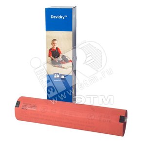 Мат нагревательный для теплого пола DEVIdry 100 340 Вт 3.4 м2 89300026 ДЕВИ