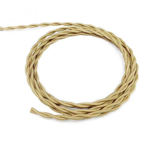 Ретро провод шампань 2х1,5 мм²