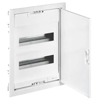 Щит в нишу Legrand Nedbox на 24 (+4) модуля (2х12) с шинами N+PE с прозрачной дверью