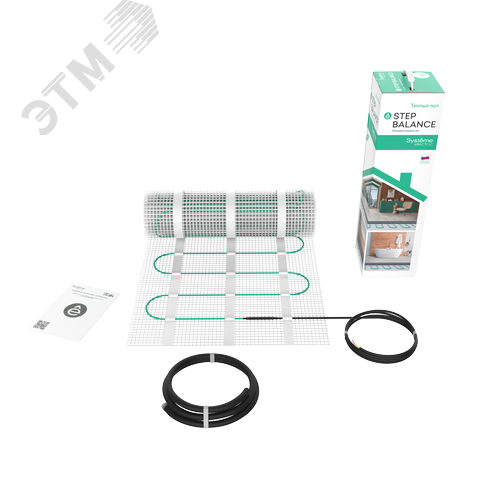 Теплый пол (мат нагревательный) STEP BALANCE SBM150020, 150 Вт/м2, 300 Вт, 2 м2 SBM150020 Systeme Electric