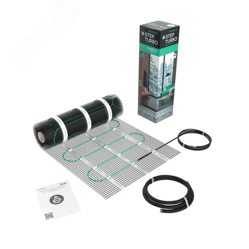 Теплый пол (мат нагревательный) STEP TURBO STM200020, 200 Вт/м2, 400 Вт, 2 м2 STM200020 Systeme Electric