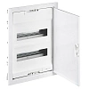 Щит в нишу Legrand Nedbox на 24 (+4) модуля (2х12) с шинами N+PE с прозрачной дверью