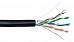 Кабель компьютерный FTP -Cat5е 4х2х0,52 мм² черн. уличный с тросом