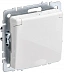 Розетка IEK BRITE 1-местная с заземлением с защитными шторками и крышкой 16А IP44 РСбш10-3-44-БрБ бе