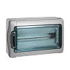 Шкаф накладной Legrand Plexo IP65 на 18 (1х18) модулей с шинами N+PE с прозрачной дверью